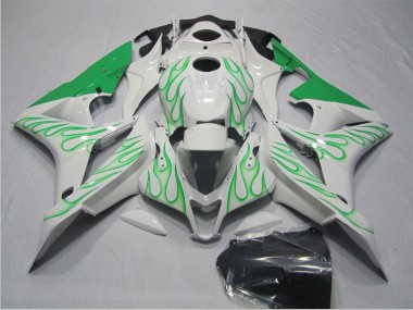 Carenados Moto CBR 600 RR 07-08 - Blanco Verde Llama