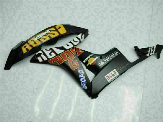Carenados Moto CBR 600 RR 07-08 - Negro Amarillo Repsol 46 Carenados Moto CBR 600 RR 07-08 - Negro Amarillo Repsol 46