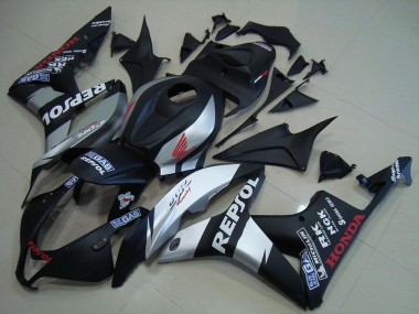 Carenados Moto CBR 600 RR 07-08 - Negro Mate Plata Repsol