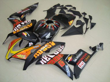 Carenados Moto CBR 600 RR 07-08 - Negro Mate Rossi