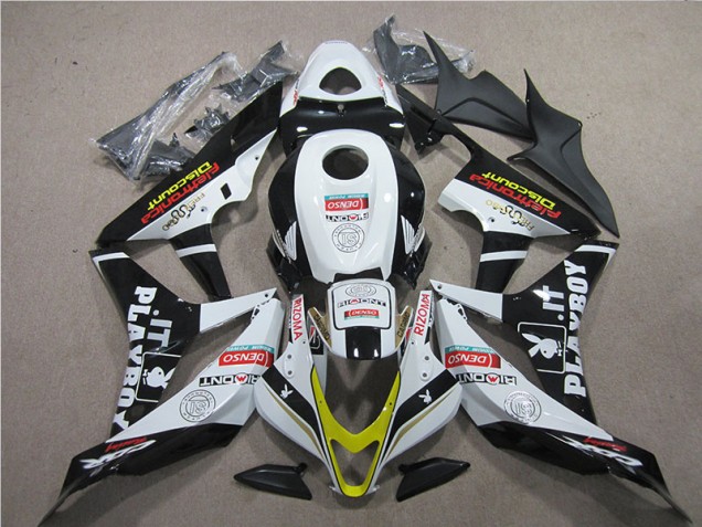 Carenados Moto CBR 600 RR 07-08 - Negro Rojo Blanco DENSO Carenados Moto CBR 600 RR 07-08 - Negro Rojo Blanco DENSO