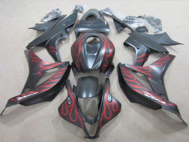 Carenados Moto CBR 600 RR 07-08 - Negro con Rojo Llama