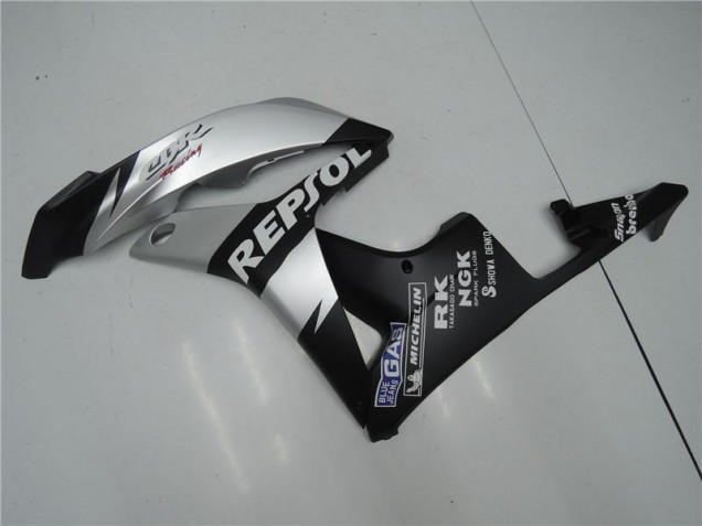 Carenados Moto CBR 600 RR 07-08 - Plata Repsol Negro Carenados Moto CBR 600 RR 07-08 - Plata Repsol Negro