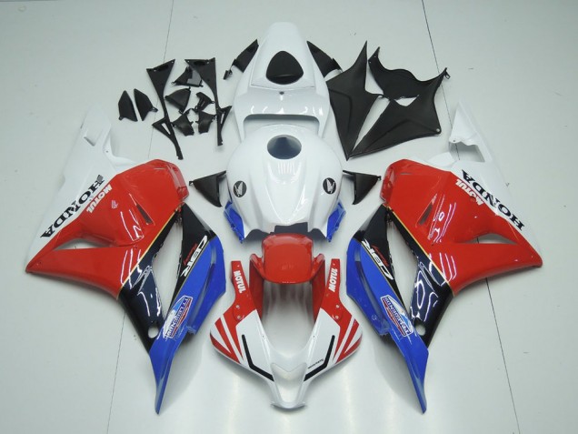 Carenados Moto CBR 600 RR 09-12 - Blanco Motul Rojo Azul