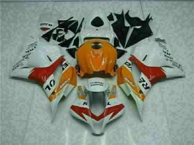 Carenados Moto CBR 600 RR 09-12 - Blanco Naranja Repsol