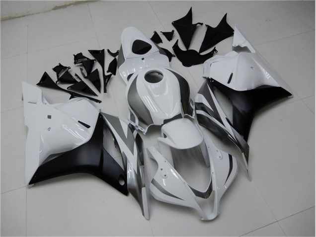 Carenados Moto CBR 600 RR 09-12 - Blanco Plata Negro Carenados Moto CBR 600 RR 09-12 - Blanco Plata Negro