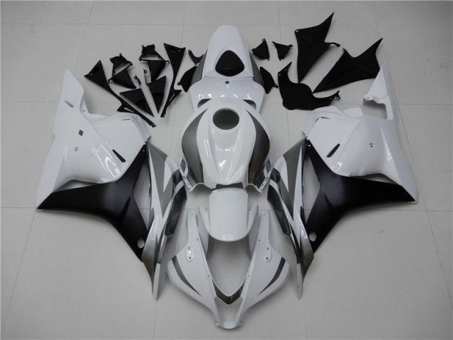 Carenados Moto CBR 600 RR 09-12 - Blanco Plata Negro Carenados Moto CBR 600 RR 09-12 - Blanco Plata Negro