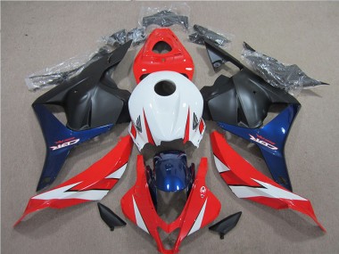 Carenados Moto CBR 600 RR 09-12 - Blanco Rojo Azul