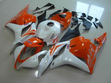 Carenados Moto CBR 600 RR 09-12 - Naranja Blanco Perla