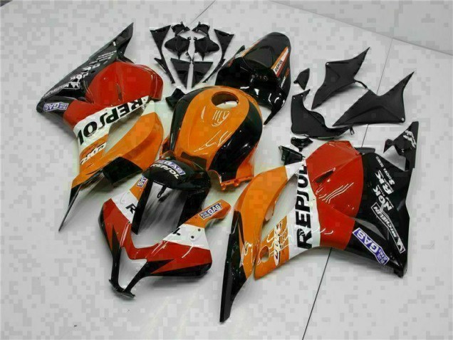 Carenados Moto CBR 600 RR 09-12 - Naranja Repsol Carenados Moto CBR 600 RR 09-12 - Naranja Repsol