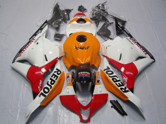 Carenados Moto CBR 600 RR 09-12 - Naranja Rojo Blanco Repsol Carenados Moto CBR 600 RR 09-12 - Naranja Rojo Blanco Repsol