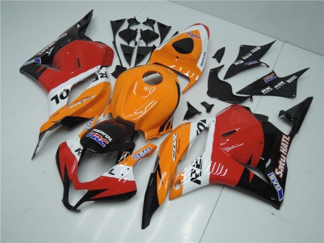 Carenados Moto CBR 600 RR 09-12 - Naranja Rojo Negro Repsol Carenados Moto CBR 600 RR 09-12 - Naranja Rojo Negro Repsol