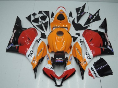 Carenados Moto CBR 600 RR 09-12 - Naranja Rojo Negro Repsol