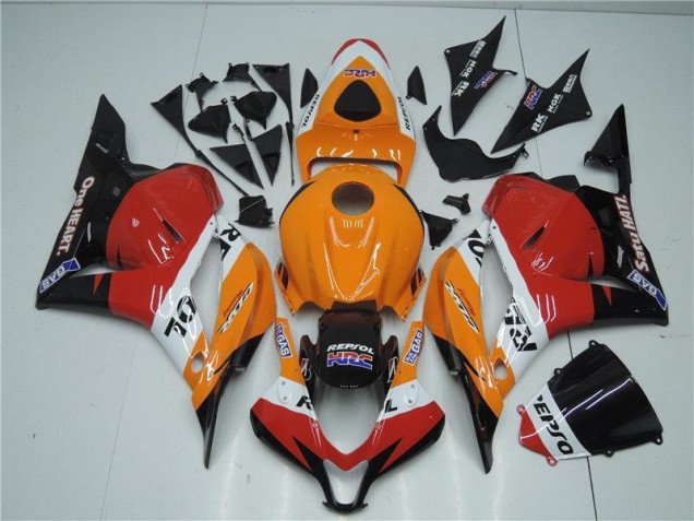 Carenados Moto CBR 600 RR 09-12 - Naranja Rojo Negro Repsol Carenados Moto CBR 600 RR 09-12 - Naranja Rojo Negro Repsol