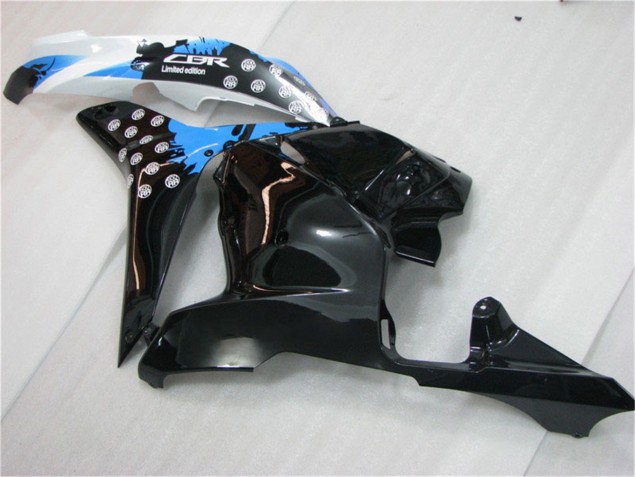 Carenados Moto CBR 600 RR 09-12 - Negro Blanco Azul Carenados Moto CBR 600 RR 09-12 - Negro Blanco Azul
