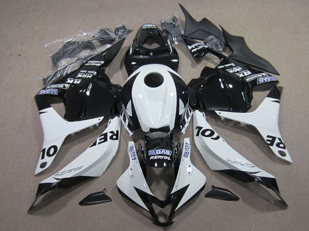 Carenados Moto CBR 600 RR 09-12 - Negro Blanco Repsol Carenados Moto CBR 600 RR 09-12 - Negro Blanco Repsol