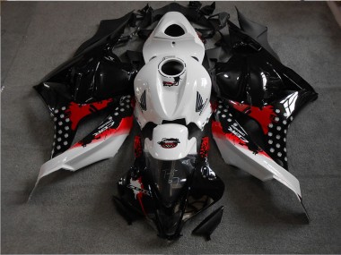 Carenados Moto CBR 600 RR 09-12 - Negro Blanco Rojo