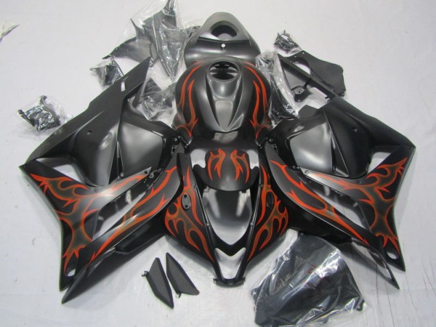 Carenados Moto CBR 600 RR 09-12 - Negro Naranja Llama Carenados Moto CBR 600 RR 09-12 - Negro Naranja Llama