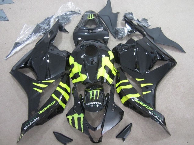 Carenados Moto CBR 600 RR 09-12 - Negro Verde Monster Carenados Moto CBR 600 RR 09-12 - Negro Verde Monster