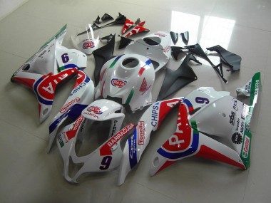 Carenados Moto CBR 600 RR 09-12 - Rojo Blanco Pata