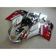 Carenados Moto Ducati 1098 07-14 - Blanco Rojo 46