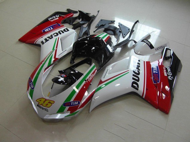 Carenados Moto Ducati 1098 07-14 - Blanco Rojo 46 Carenados Moto Ducati 1098 07-14 - Blanco Rojo 46