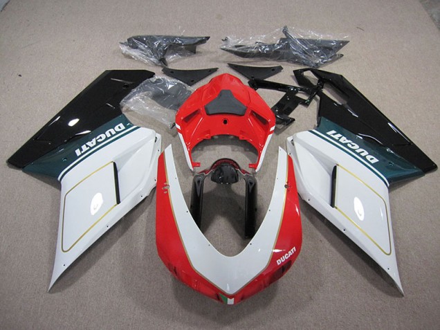 Carenados Moto Ducati 1098 848 07-14 - Blanco Rojo Carenados Moto Ducati 1098 848 07-14 - Blanco Rojo