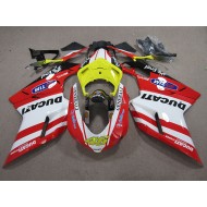 Carenados Moto Ducati 1098 848 07-14 - Rojo Blanco Generali 46