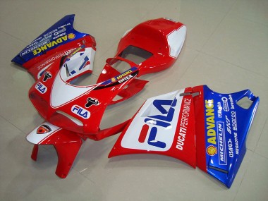 Carenados Moto Ducati 748 93-05 - Rojo Azul Fila