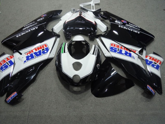 Carenados Moto Ducati 749 03-04 - Negro Blanco Carenados Moto Ducati 749 03-04 - Negro Blanco