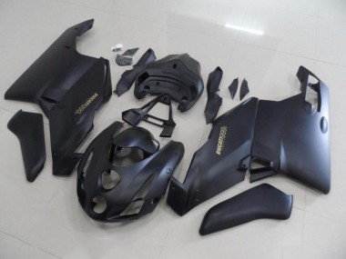 Carenados Moto Ducati 749 999 03-04 - Negro Mate Oro Calcomanías