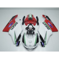 Carenados Moto Ducati 749 999 05-06 - Blanco Rojo Enel