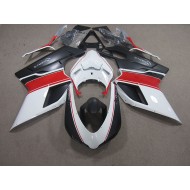 Carenados Moto Ducati 848 07-14 - Blanco Rojo Negro Marvic