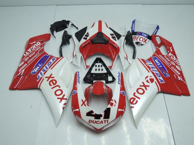 Carenados Moto Ducati 848 1098 1198 07-14 - Blanco Perla Nuevo Xerox Carenados Moto Ducati 848 1098 1198 07-14 - Blanco Perla Nuevo Xerox