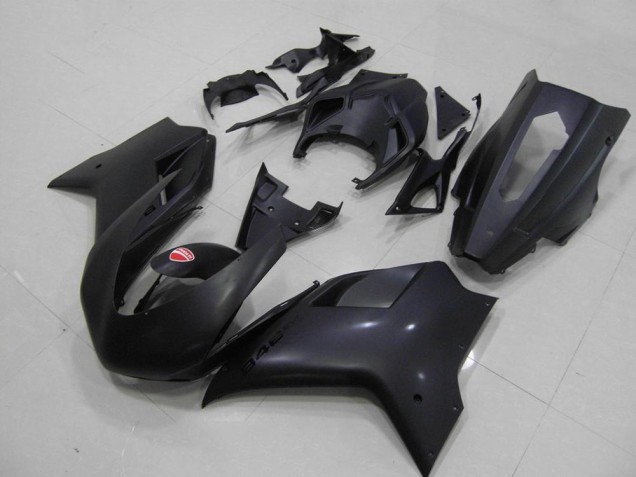 Carenados Moto Ducati 848 1098 1198 07-14 - Negro Mate Racing Verision Carenados Moto Ducati 848 1098 1198 07-14 - Negro Mate Racing Verision
