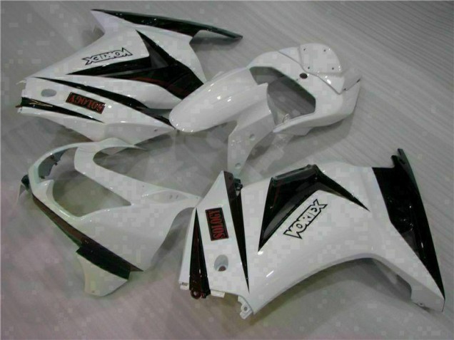 Carenados Moto EX250 08-12 - Blanco Negro Carenados Moto EX250 08-12 - Blanco Negro