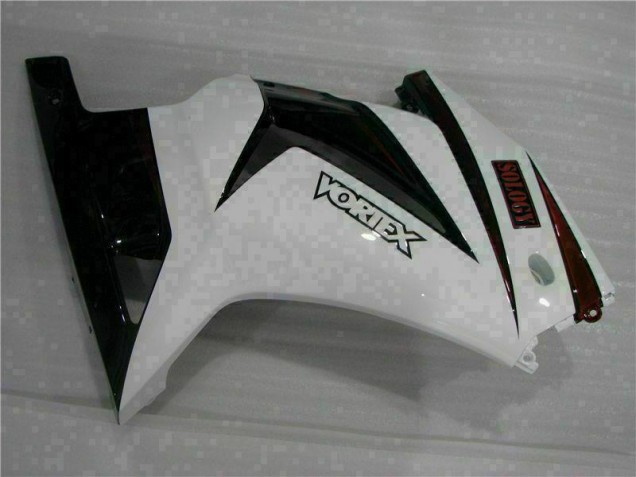 Carenados Moto EX250 08-12 - Blanco Negro Carenados Moto EX250 08-12 - Blanco Negro