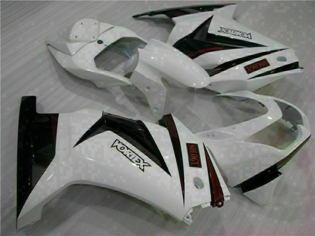 Carenados Moto EX250 08-12 - Blanco Negro Carenados Moto EX250 08-12 - Blanco Negro