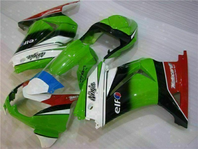 Carenados Moto EX250 08-12 - Blanco Verde Negro Ninja Carenados Moto EX250 08-12 - Blanco Verde Negro Ninja