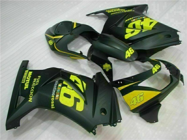 Carenados Moto EX250 08-12 - Negro Amarillo 46 Carenados Moto EX250 08-12 - Negro Amarillo 46