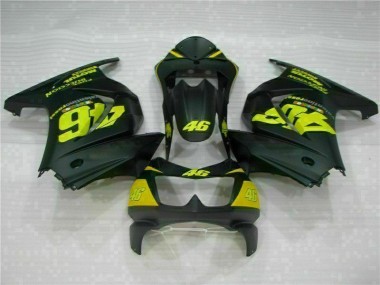 Carenados Moto EX250 08-12 - Negro Amarillo 46