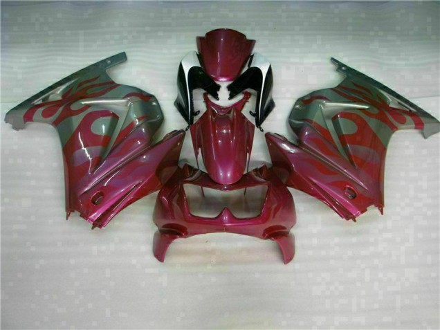 Carenados Moto EX250 08-12 - Púrpura Rojo Carenados Moto EX250 08-12 - Púrpura Rojo