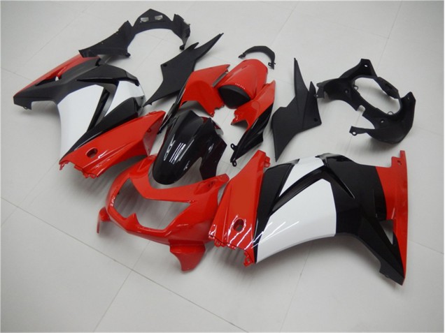 Carenados Moto EX250 08-12 - Rojo Negro Blanco Carenados Moto EX250 08-12 - Rojo Negro Blanco