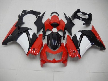 Carenados Moto EX250 08-12 - Rojo Negro Blanco