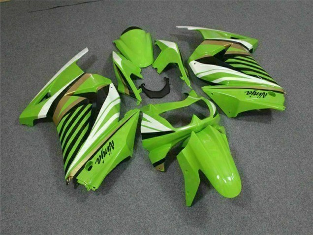 Carenados Moto EX250 08-12 - Verde Blanco Negro Ninja Carenados Moto EX250 08-12 - Verde Blanco Negro Ninja