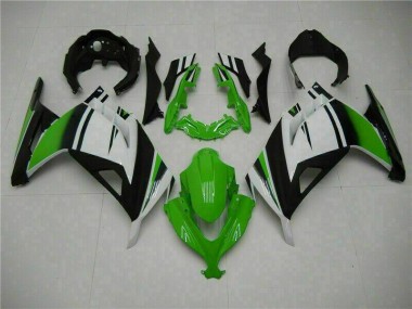 Carenados Moto EX300 13-16 - Verde Negro Plata