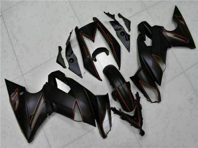 Carenados Moto EX650 09-11 - Negro Rojo Carenados Moto EX650 09-11 - Negro Rojo