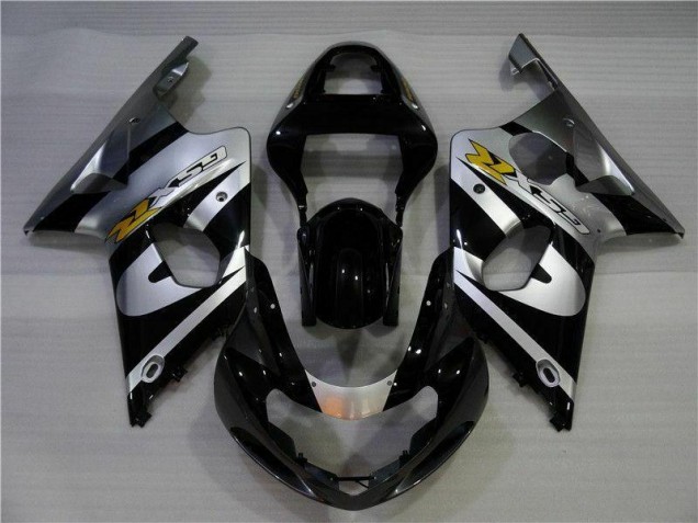 Carenados Moto GSXR 1000 K1 00-02 - Plata Negro Carenados Moto GSXR 1000 K1 00-02 - Plata Negro