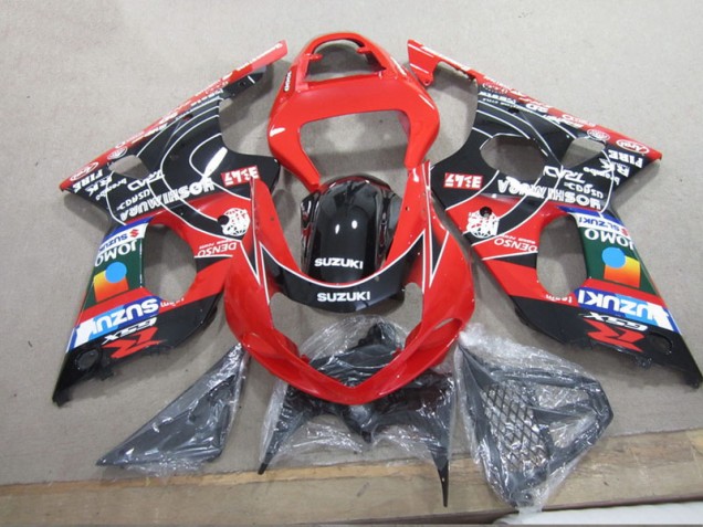Carenados Moto GSXR 1000 K1 00-02 - Rojo Negro Denso Carenados Moto GSXR 1000 K1 00-02 - Rojo Negro Denso