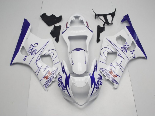 Carenados Moto GSXR 1000 K3 03-04 - Azul Blanco Corona Carenados Moto GSXR 1000 K3 03-04 - Azul Blanco Corona